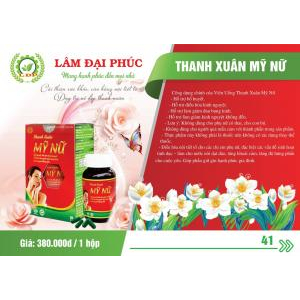 Viên Uống Thanh Xuân Mỹ Nữ - Lâm Đại Phúc