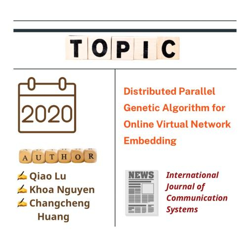 Distributed Parallel Genetic Algorithm for Online Virtual Network Embedding