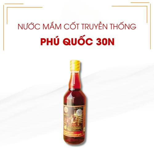 Nước Mắm Cốt Truyền Thống Phú Quốc 30N – Chai 520ml