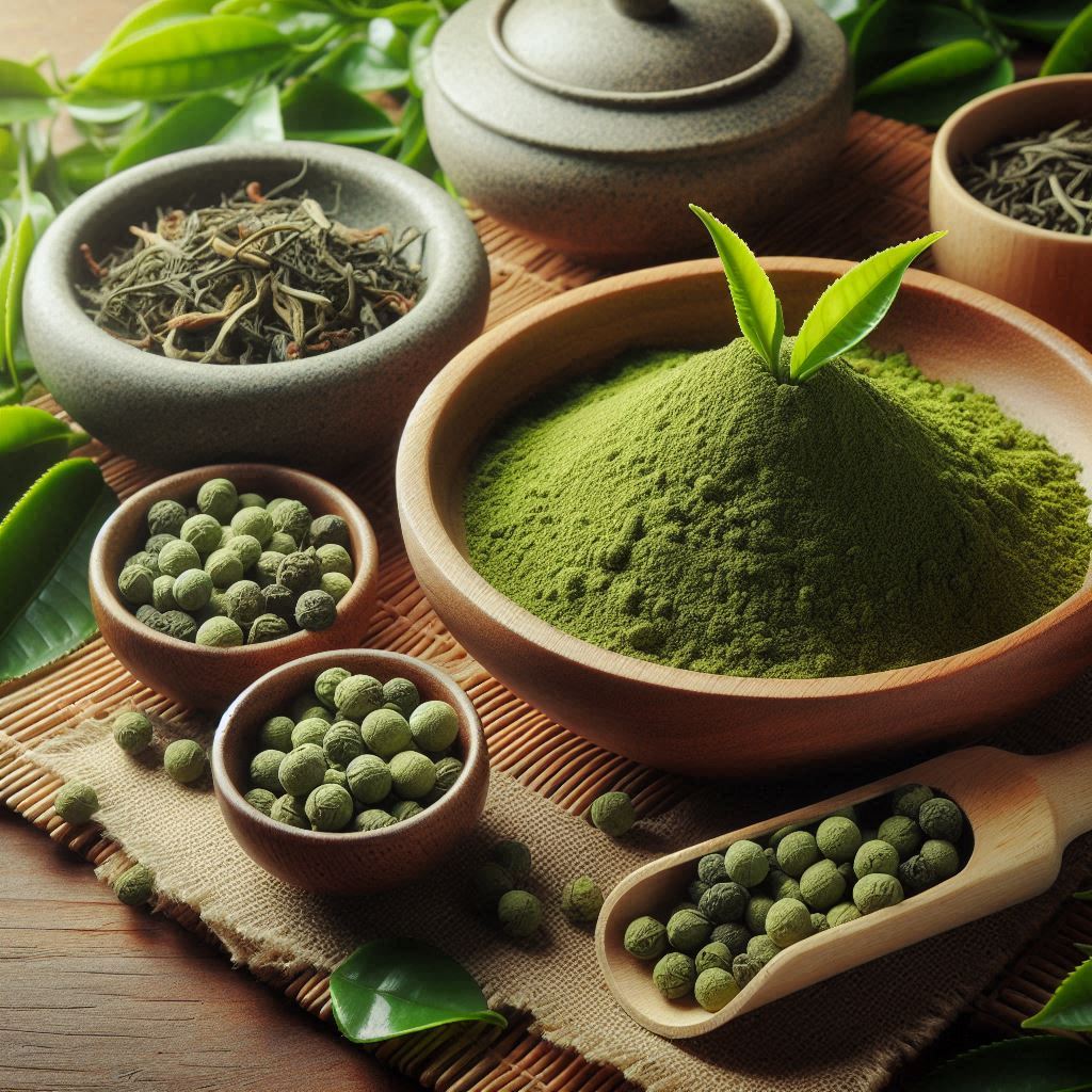 Chọn bột trà xanh nguyên chất