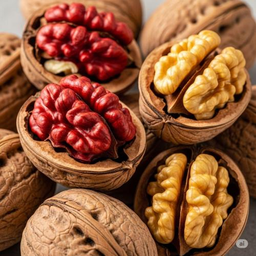 Hạt Óc Chó Đỏ Và Vàng Là Gì? Hạt Óc Chó Đỏ Hay Vàng Tốt Hơn?