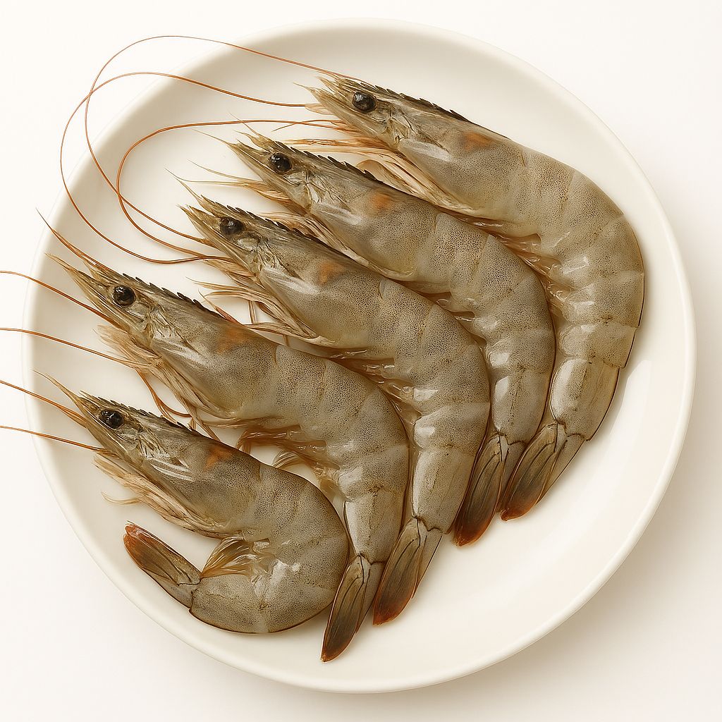 Chỉ đen trên lưng tôm