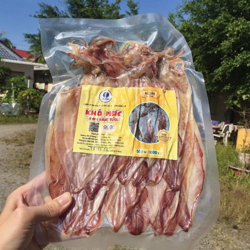 Nhìn lớp phấn trên mực