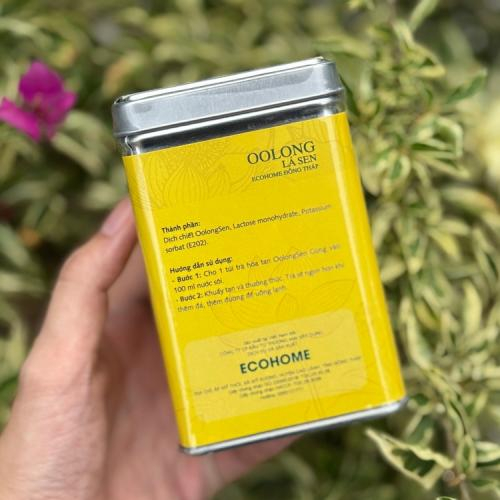 Trà hòa tan oolong sen gừng làm từ gì?