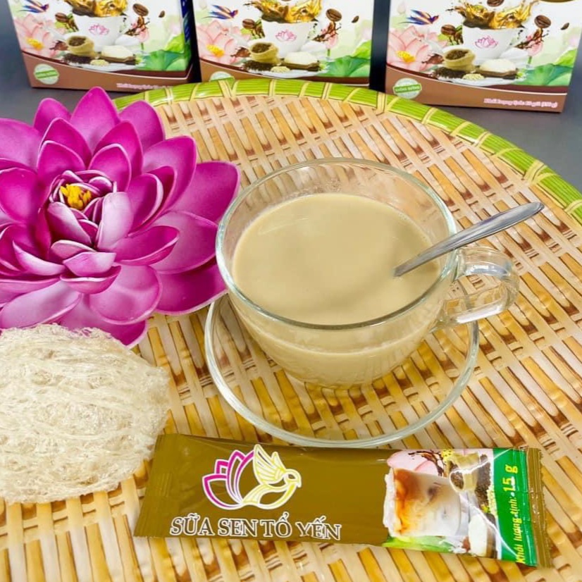 Uống sữa sen tổ yến vị cà phê có mất ngủ không?
