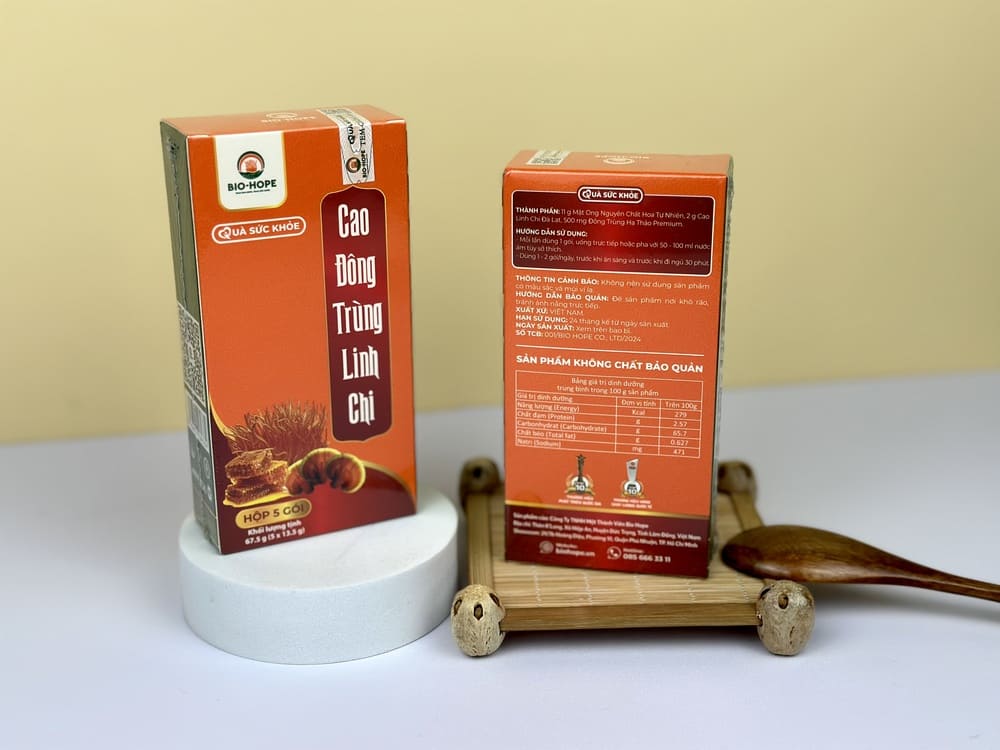 Cao đông trùng hạ thảo linh chi