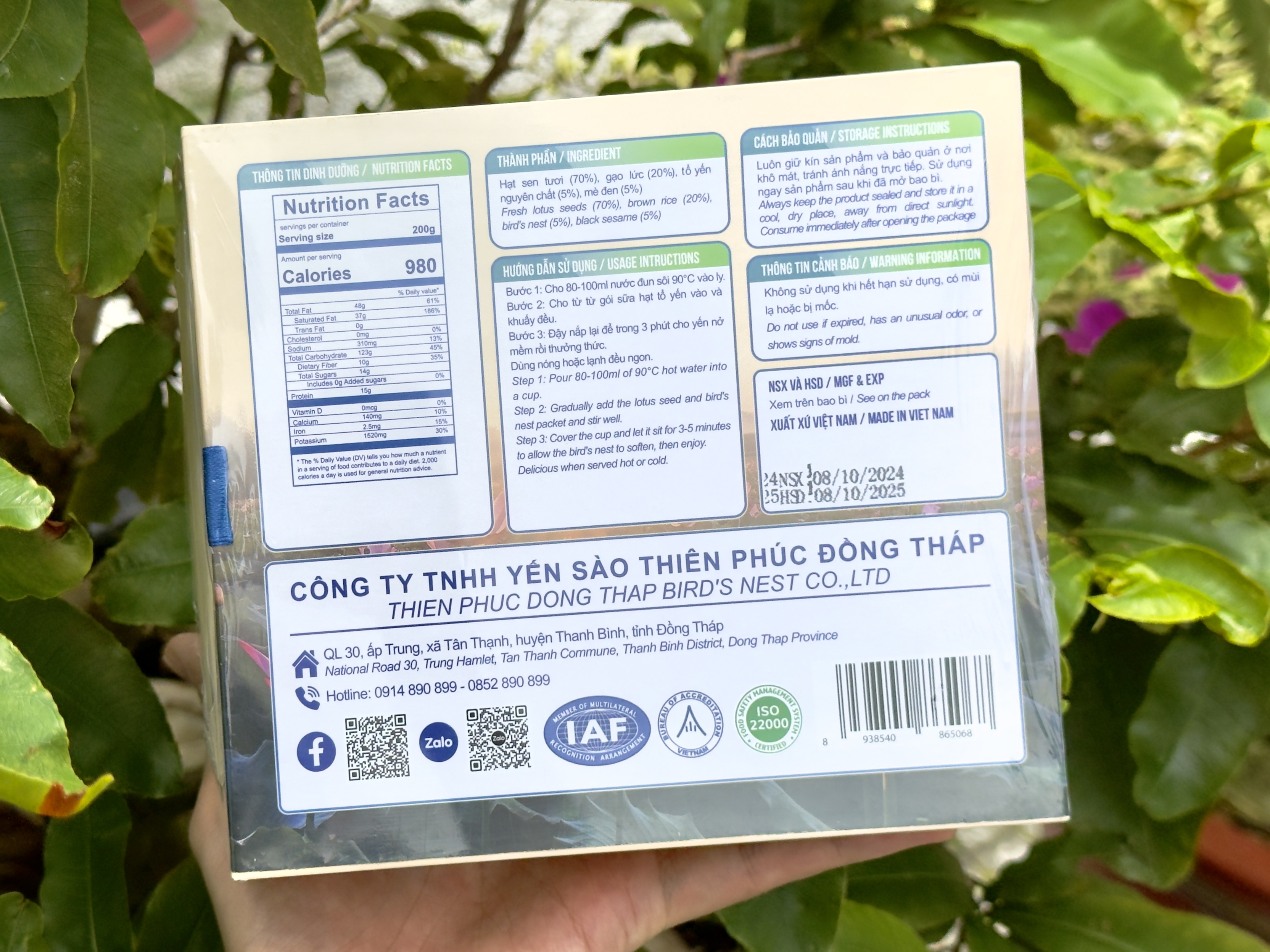 Thành chất dinh dưỡng cân đối