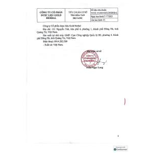 TCCS 14:2025/GOLDHERBAL