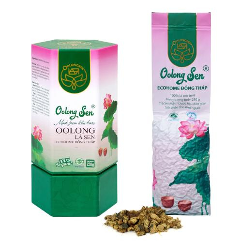 Cách pha trà oolong sen