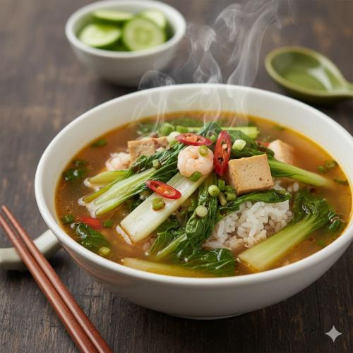 Tại sao không nên ăn cơm chan canh?