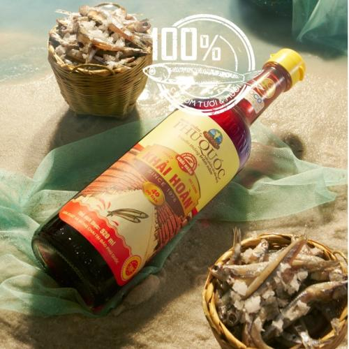 Nước mắm truyền thống CDĐL Phú Quốc Khải Hoàn 40N