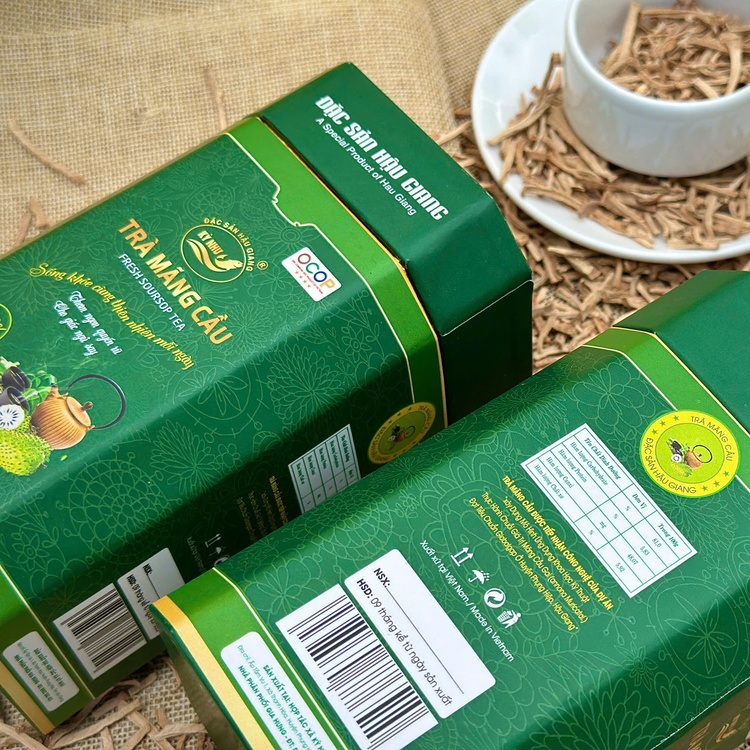 Trà mãng cầu làm từ gì?