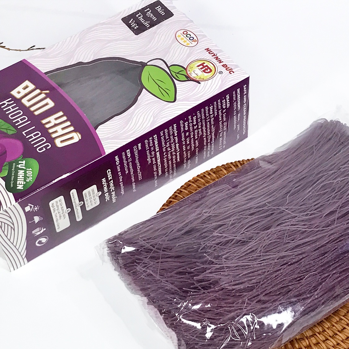 Bún khô khoai lang là gì? Làm từ nguyên liệu nào?