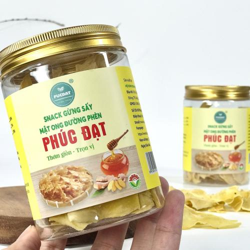 Tổng quan về snack gừng sấy mật ong đường phèn và mứt gừng truyền thống