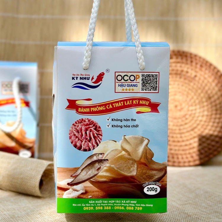 Bánh Phồng Cá Thát Lát Kỳ Như – Quà Đặc Sản Miền Tây OCOP 4 Sao