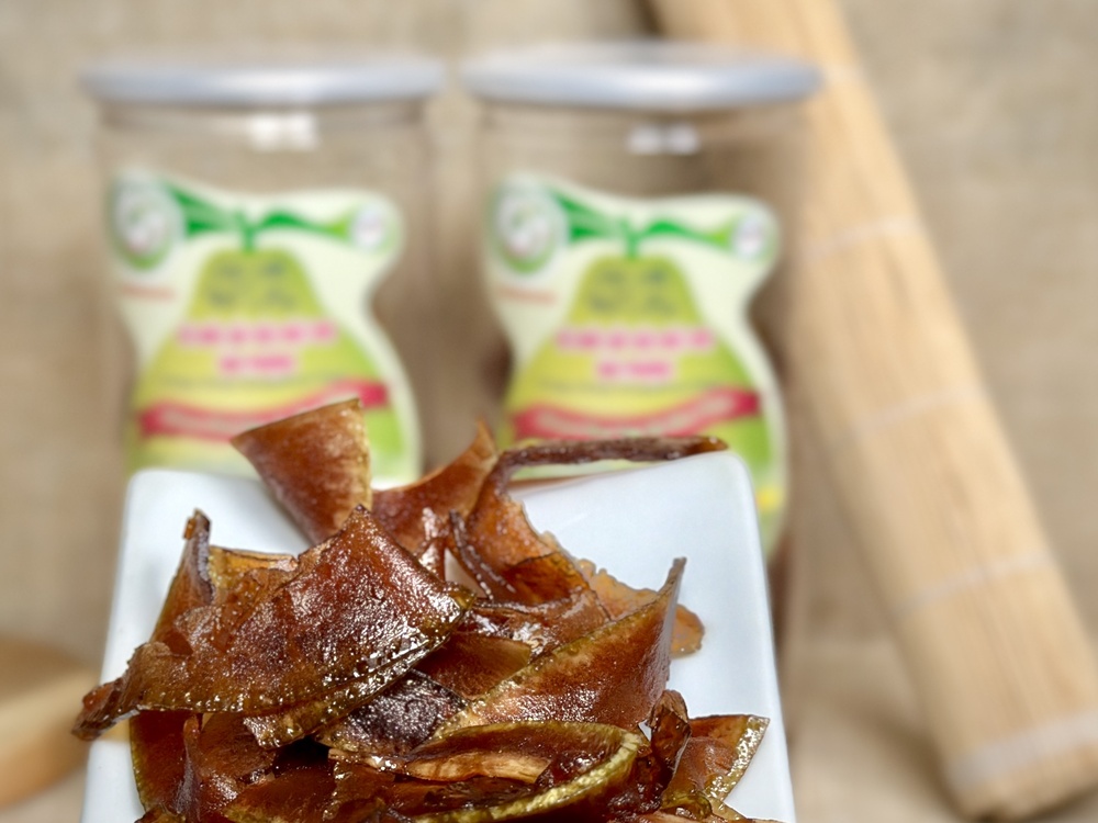 Vỏ bưởi sấy dẻo mật ong có tốt không?