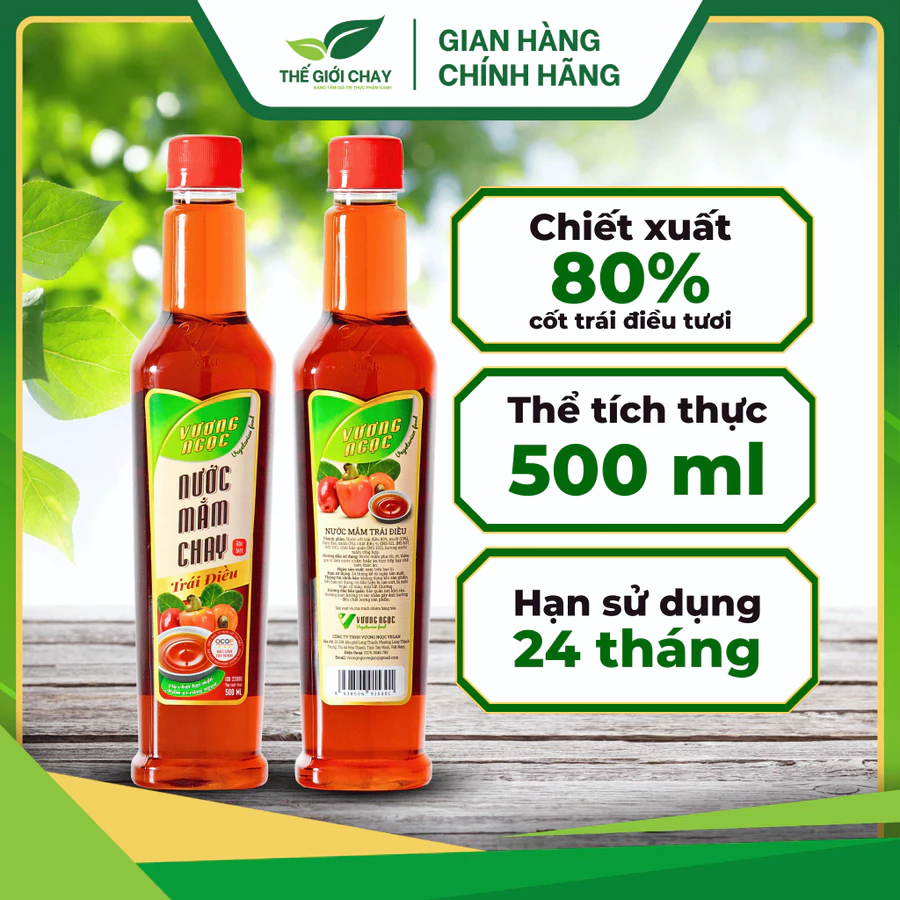 5. Nước mắm chay trái điều được làm như thế nào?