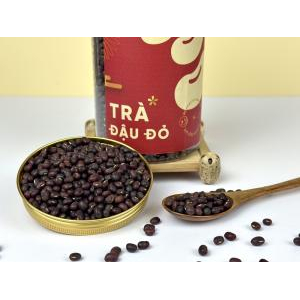Trà Đậu Đỏ Xanh Lòng Rang Mộc Hũ 500g