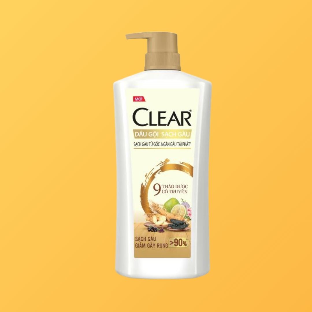 Dầu Gội Clear 9 Thảo Dược Cổ Truyền