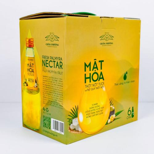 Set Quà Tặng 6 Chai Mật Hoa Thốt Nốt Tươi (290ml/Chai)