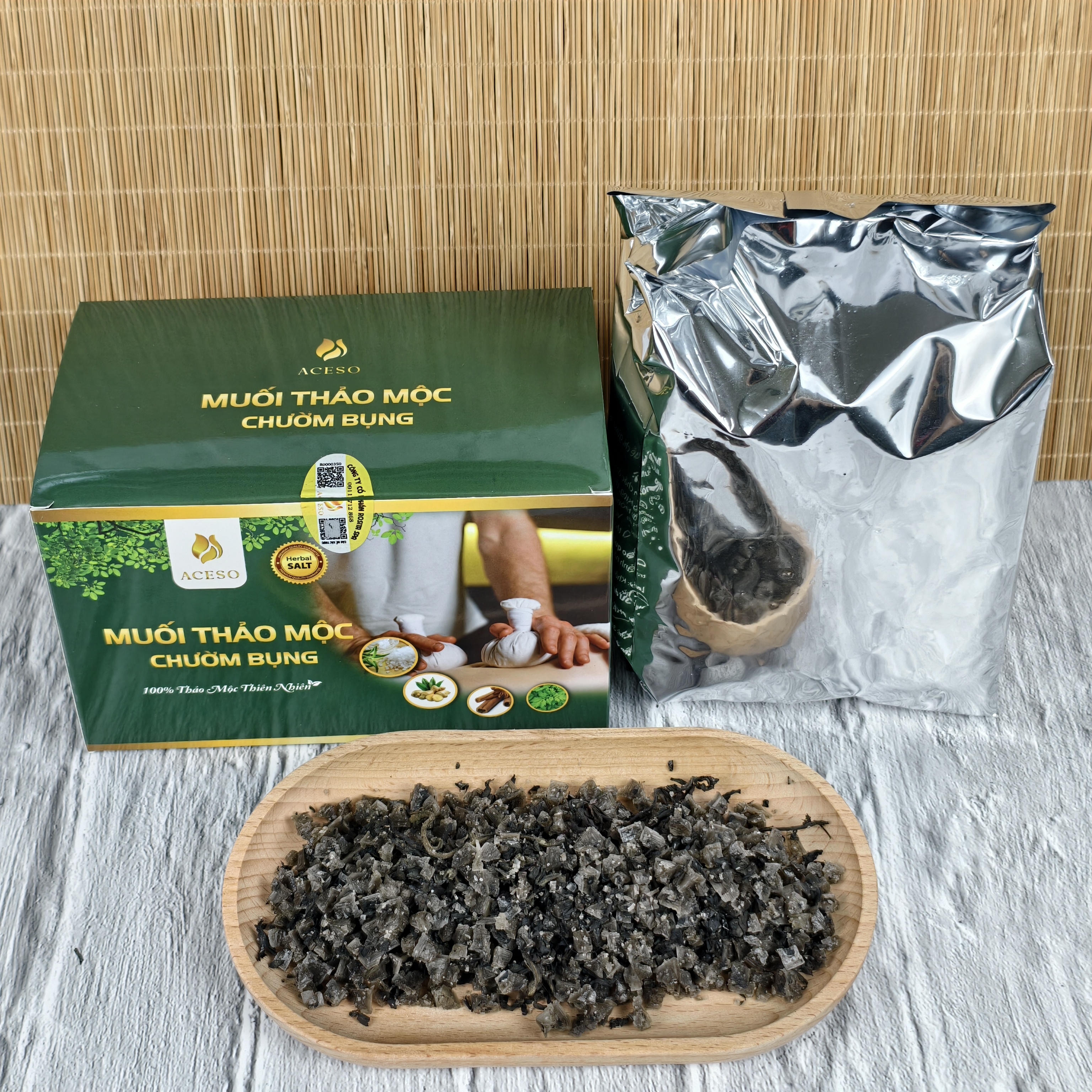 Xua Tan Đau Bụng, Lạnh Bụng Với Muối Thảo Mộc Aceso