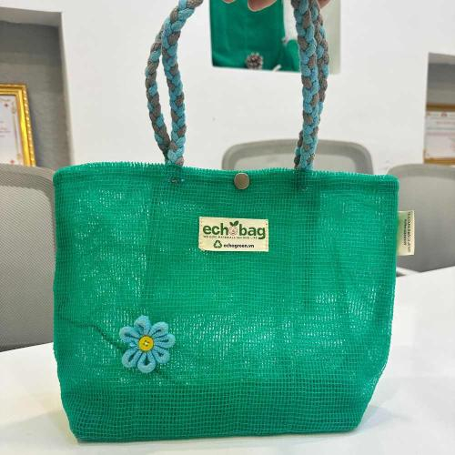 Túi Lưới Thời Trang Không Lót Size M (23x33x11) cm