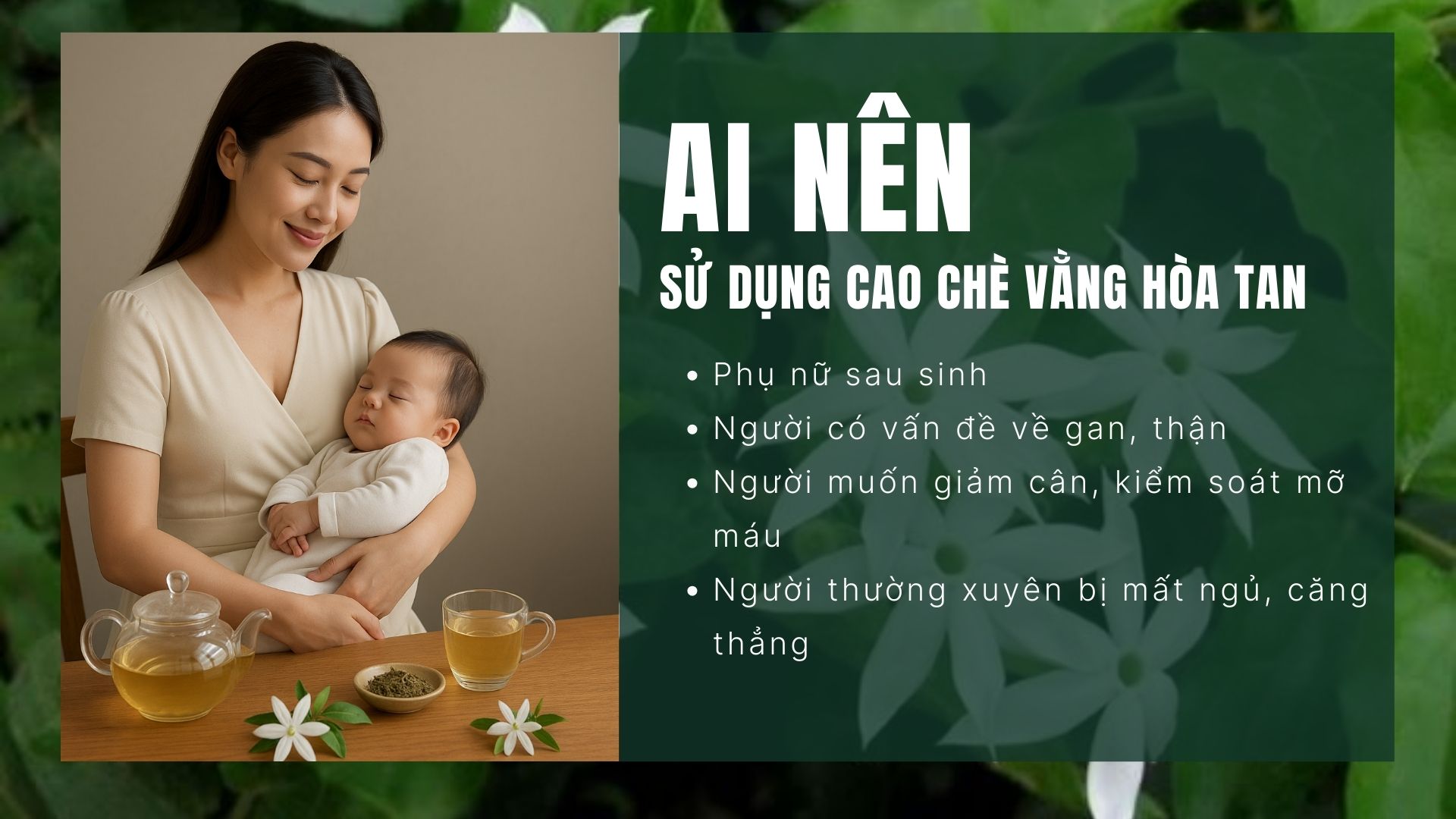 Ai nên sử dụng cao chè vằng hòa tan?