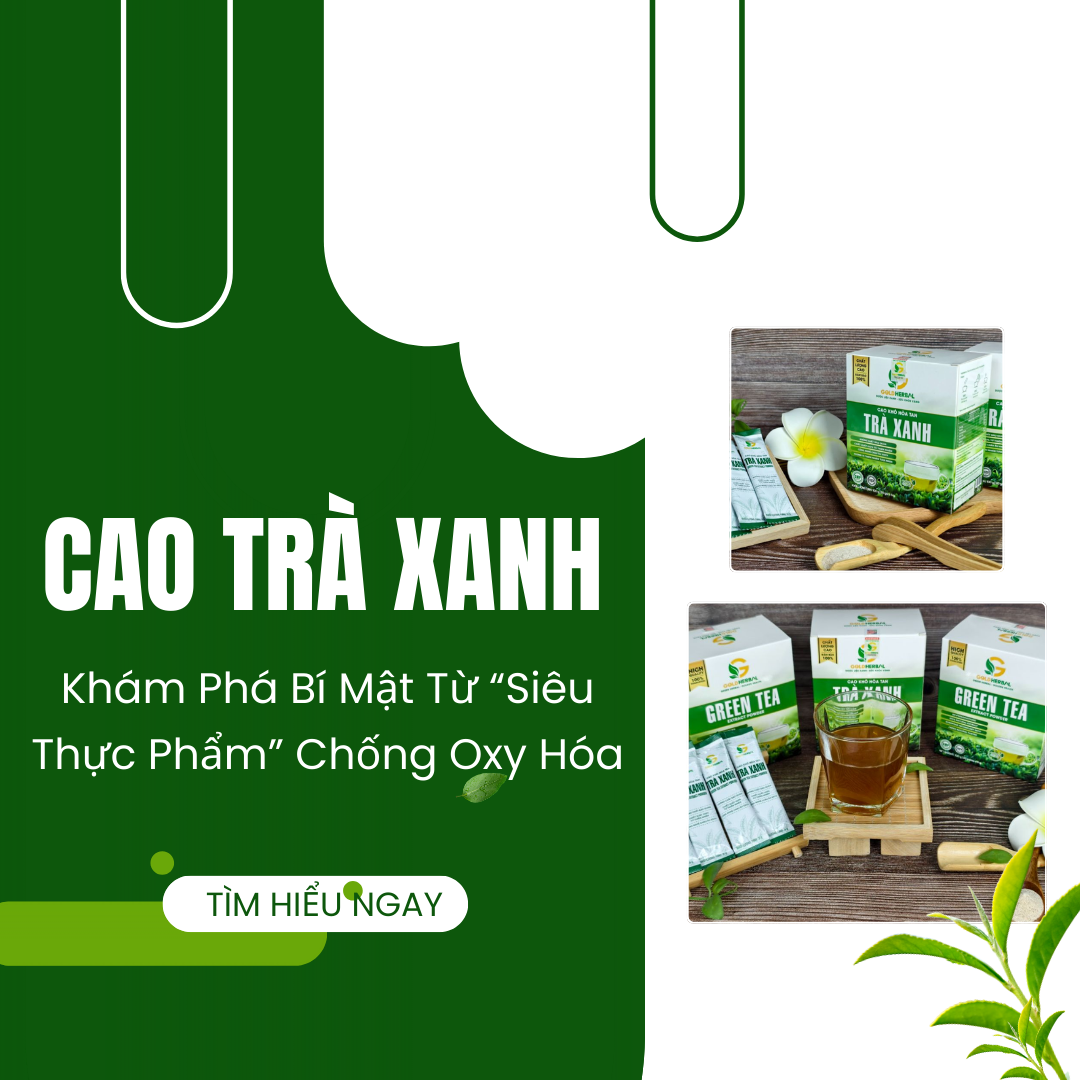 Cao Trà Xanh Hòa Tan Là Gì? Khám Phá Bí Mật Từ “Siêu Thực Phẩm” Chống Oxy Hóa