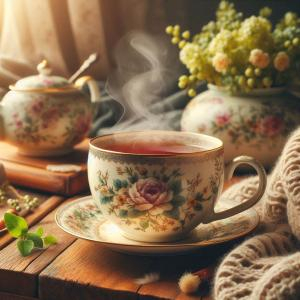 Tránh uống trà khi nóng