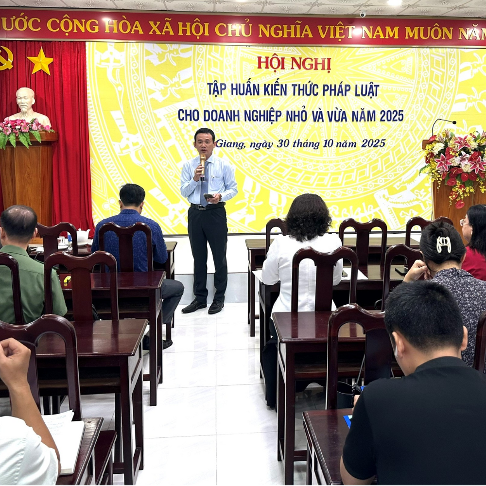 Hiền Nhân Group Tham Gia Tập Huấn Kiến Thức Pháp Luật Cho Doanh Nghiệp Vừa Và Nhỏ Năm 2025