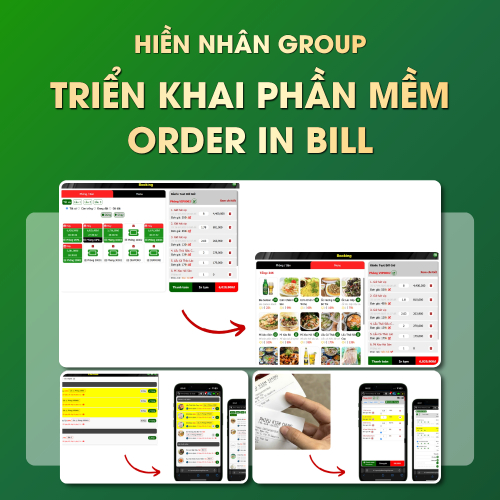 Triển Khai Phần Mềm Order In Bill Cho Mô Hình Kinh Doanh Mới Tại Rạch Giá