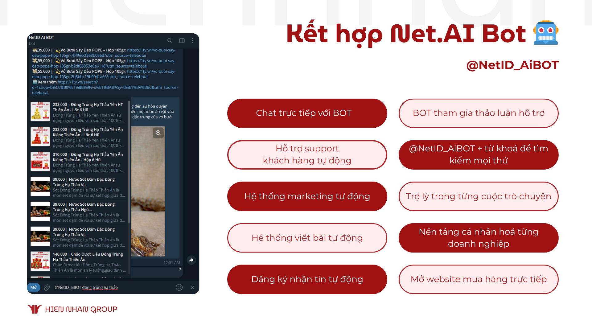 Kết hợp Net.AI Bot 🤖