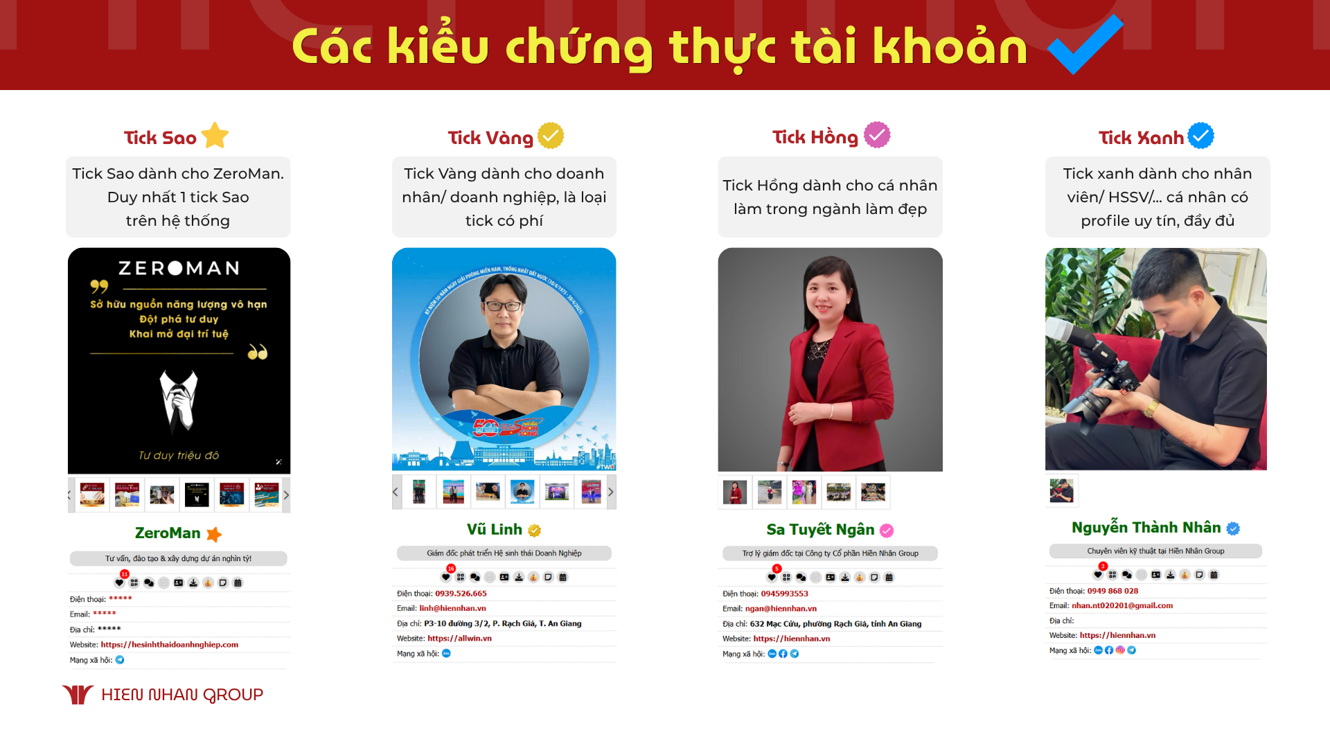 Các kiểu chứng thực tài khoản