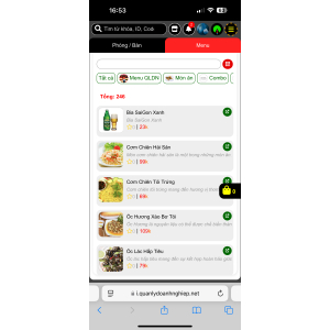Các tính năng của Phần mềm Order