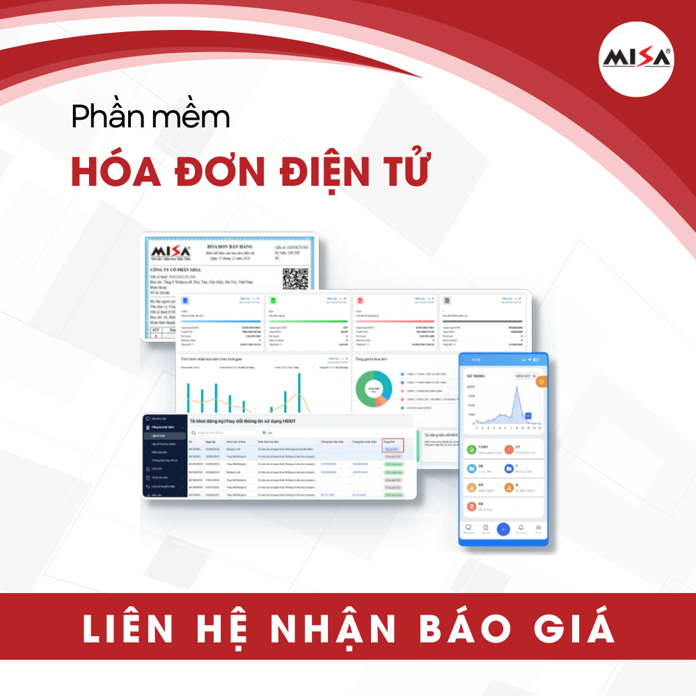 Phần Mềm Hóa Đơn Điện Tử MISA