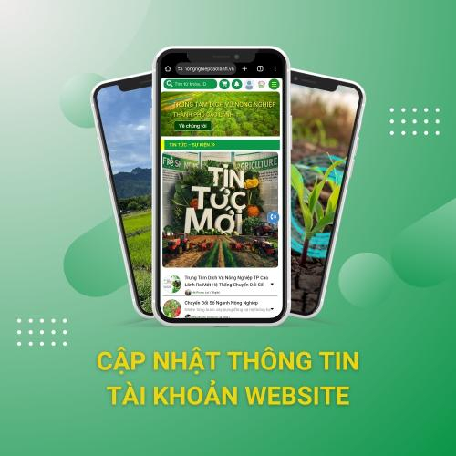 Hướng Dẫn Cập Nhật Thông Tin Cá Nhân Trên Website