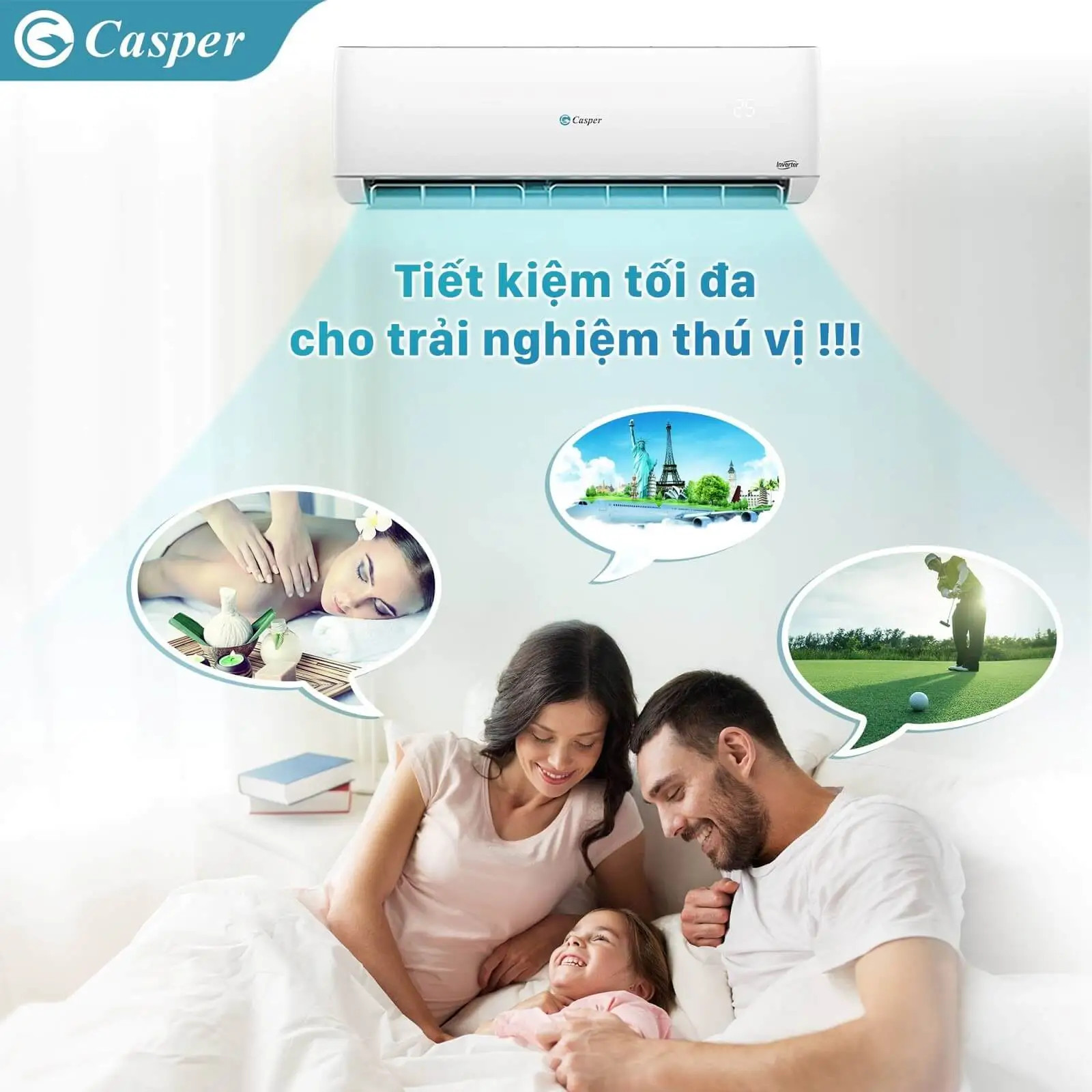 Máy lạnh Casper HC-12IA32 (1.5Hp)