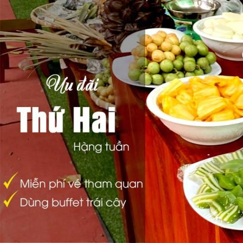 Miễn Phí Vé Tham Quan Và Dùng Buffet Trái Cây Tươi