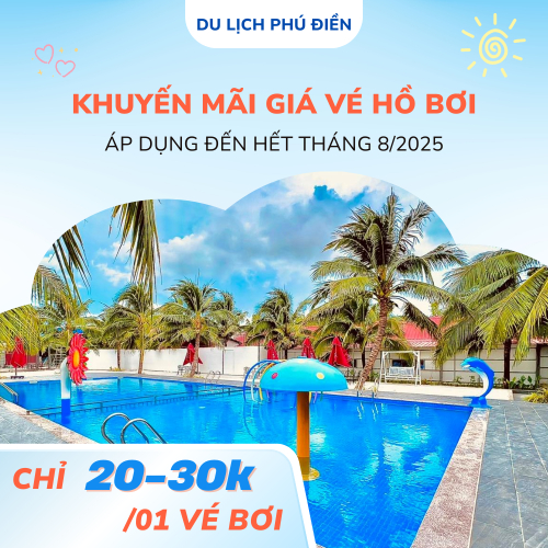 Ưu Đãi Giảm Sốc Chỉ 20-30K/ 01 Giá Vé Hồ Bơi