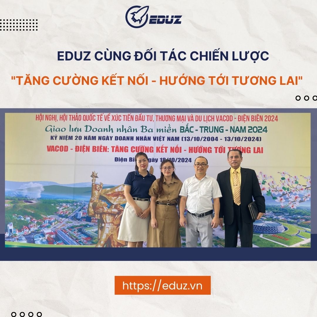 EDUZ Cùng Asia Group,  A+ JSC (Đối Tác Chiến Lược) Tại Sự Kiện