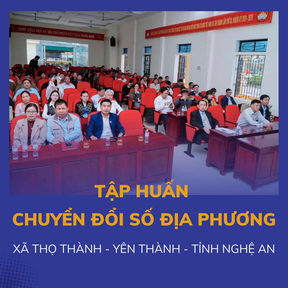 Apluz Tập Huấn Chuyển Đổi Số Địa Phương Cho Xã Thọ Thành, Yên Thành, Tỉnh Nghệ An