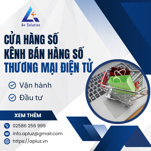 Sàn Thương Mại Điện Tử, Kênh Bán Hàng Số, Cửa Hàng Số