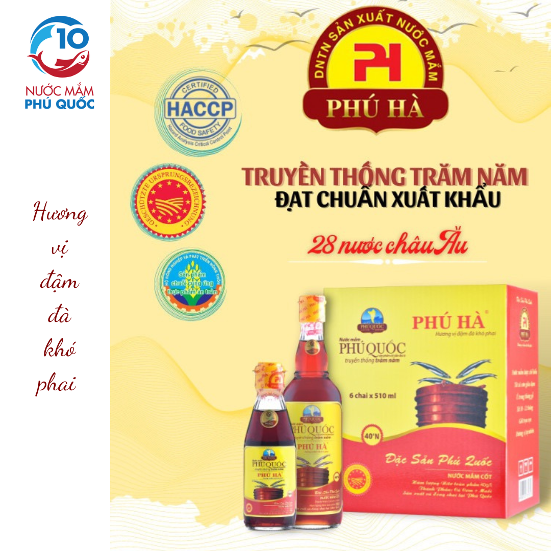 Nước mắm PHÚ HÀ - niềm đam mê dành cho loại gia vị truyền thống mang bản sắc dân tộc