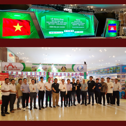 Khai mạc Hội chợ triển lãm sản phẩm Kinh tế - Quốc phòng Việt Nam – Campuchia 2023 | THKG
