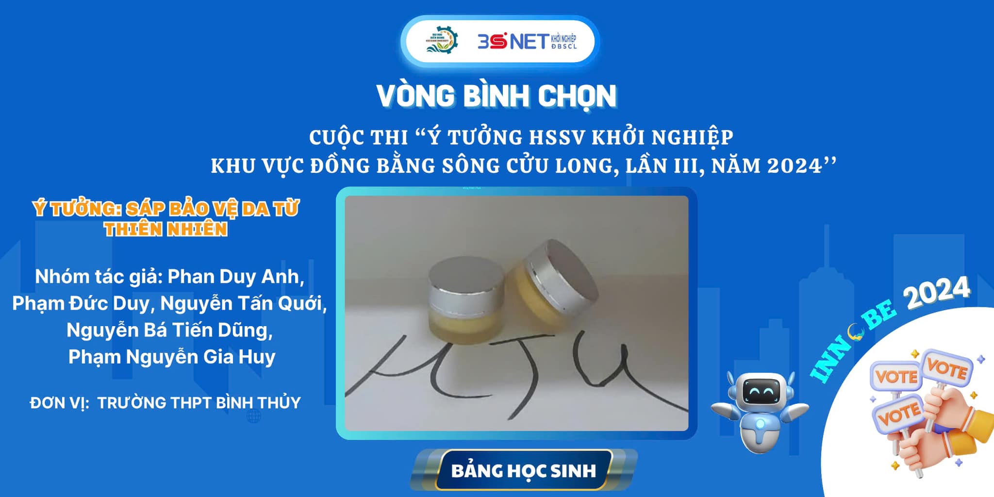 Ý tưởng: Sáp bảo vệ da từ thiên nhiên