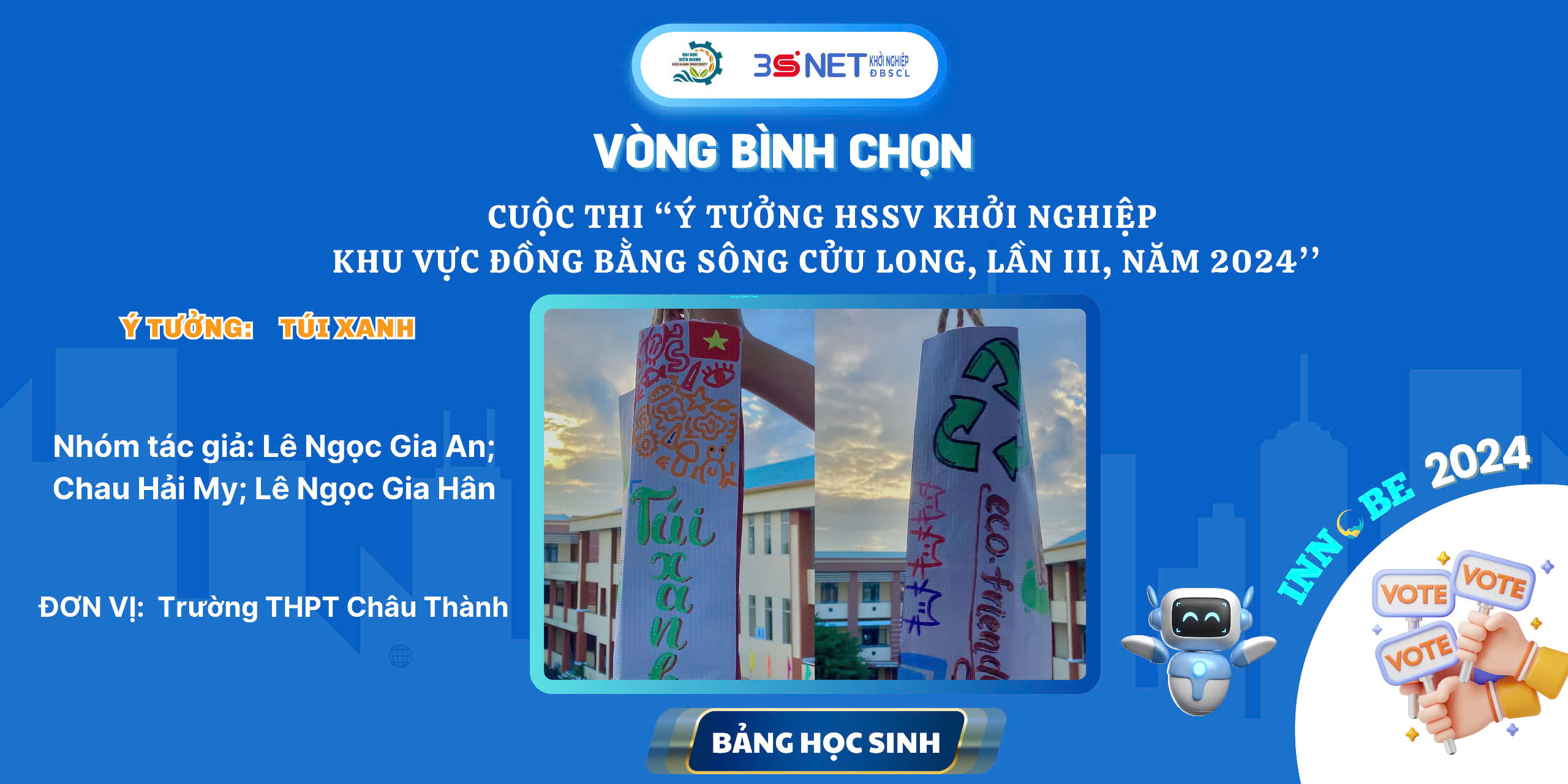 Ý tưởng: Túi xanh