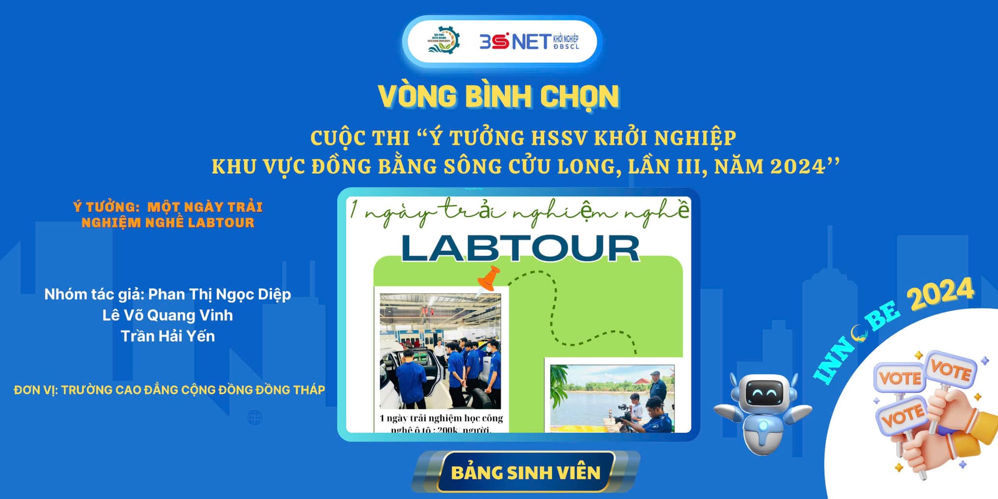 Ý tưởng: Một ngày trải nghiệm nghề LABTOUR