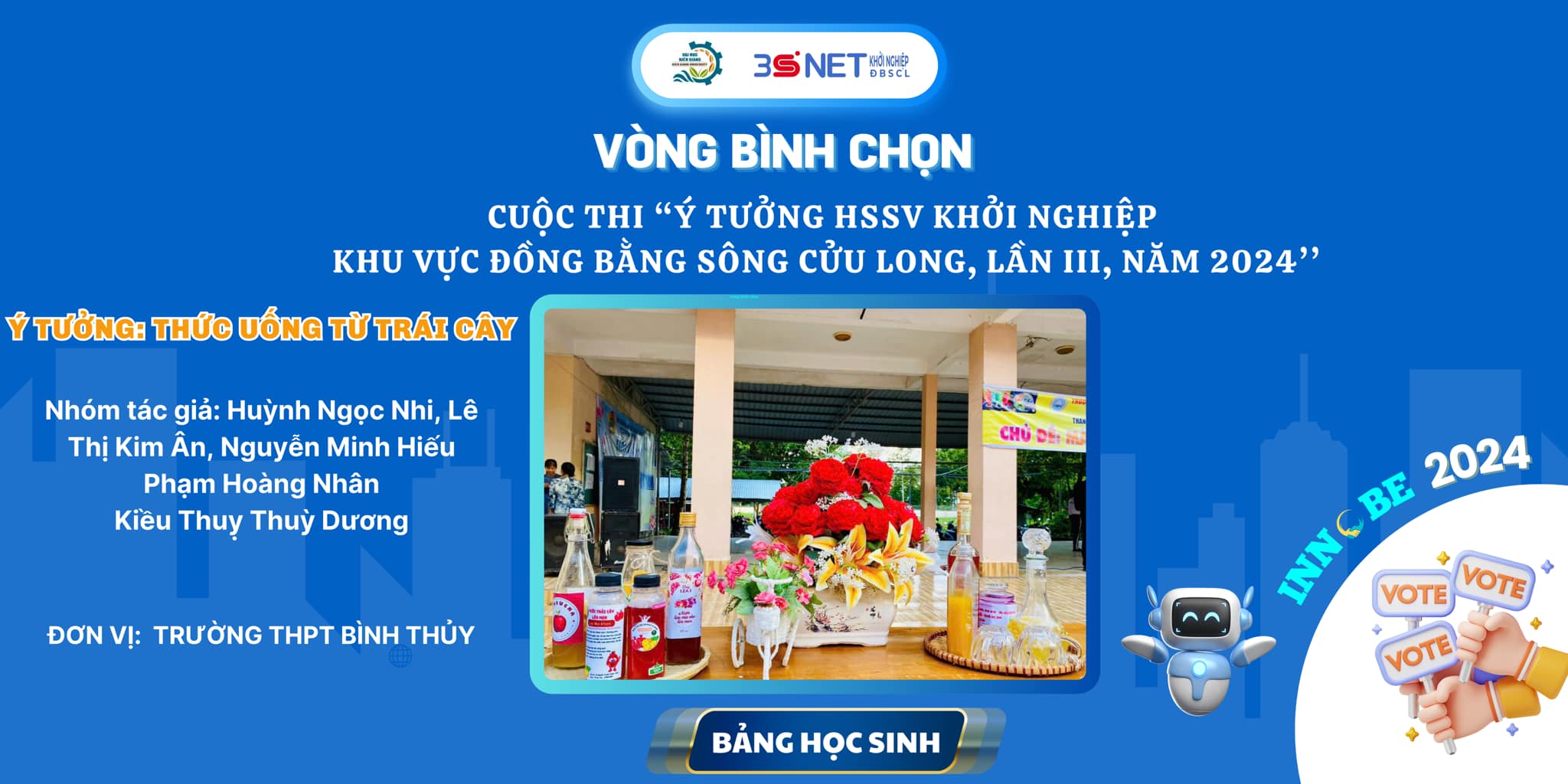 Ý tưởng: Thức uống từ trái cây