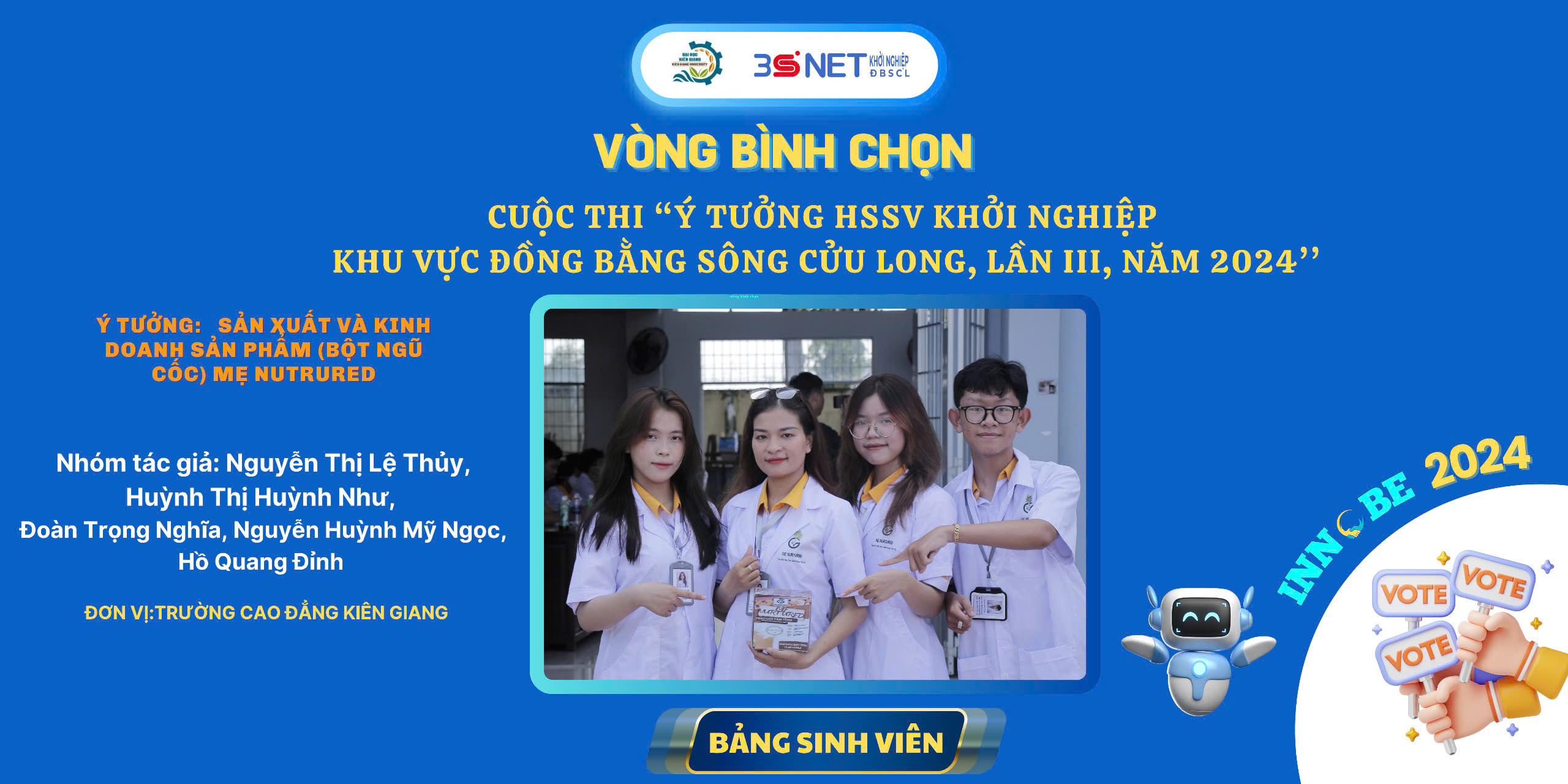 Ý tưởng: Sản xuất và kinh doanh sản phẩm Bột ngũ cốc - Mẹ Nutrured