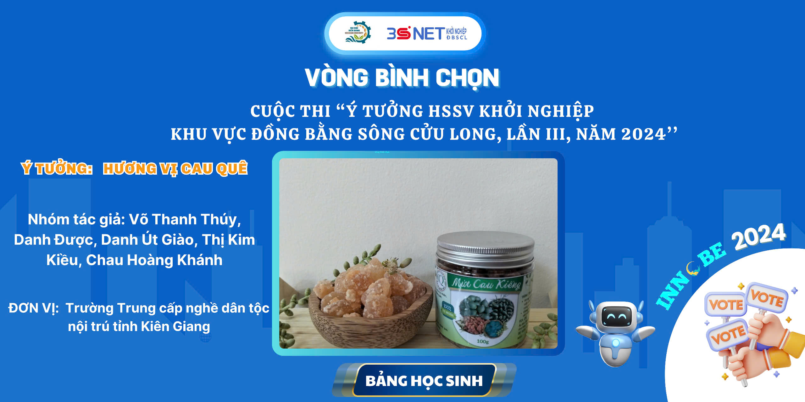 Ý tưởng: Hương vị cau quê